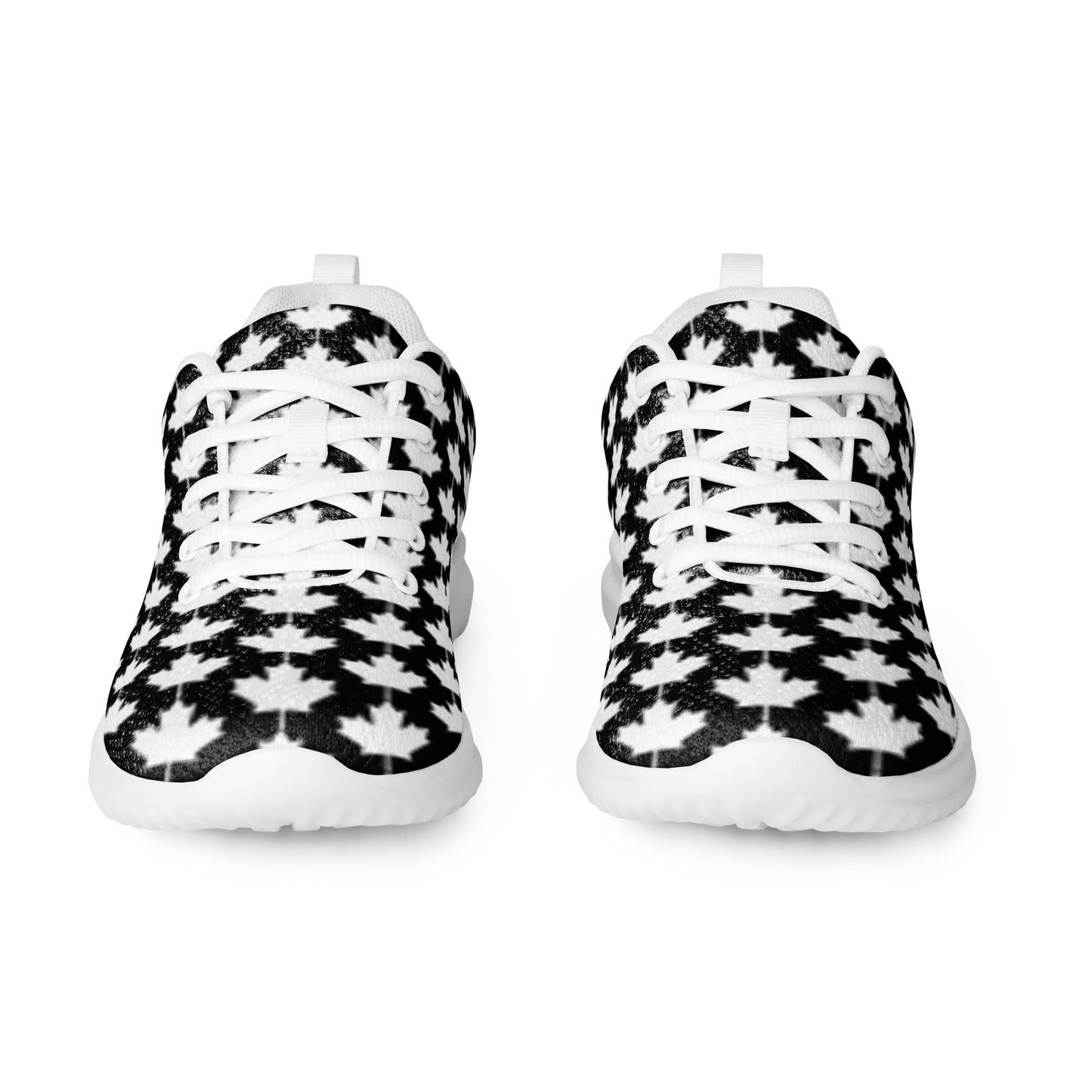 Women’s Athletic Shoes Maple Leaf in Classic White on Basic Black