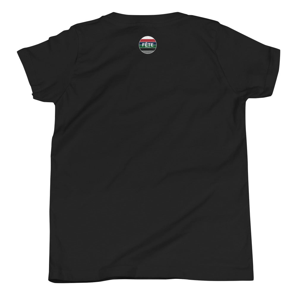 Youth T-Shirt "HEADINGLEY, MB" in Classic White on Basic Black, French Navy, Canadian Red, Racing Green or Storm Grey