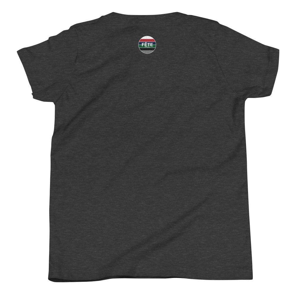 Youth T-Shirt "HEADINGLEY, MB" in Classic White on Basic Black, French Navy, Canadian Red, Racing Green or Storm Grey