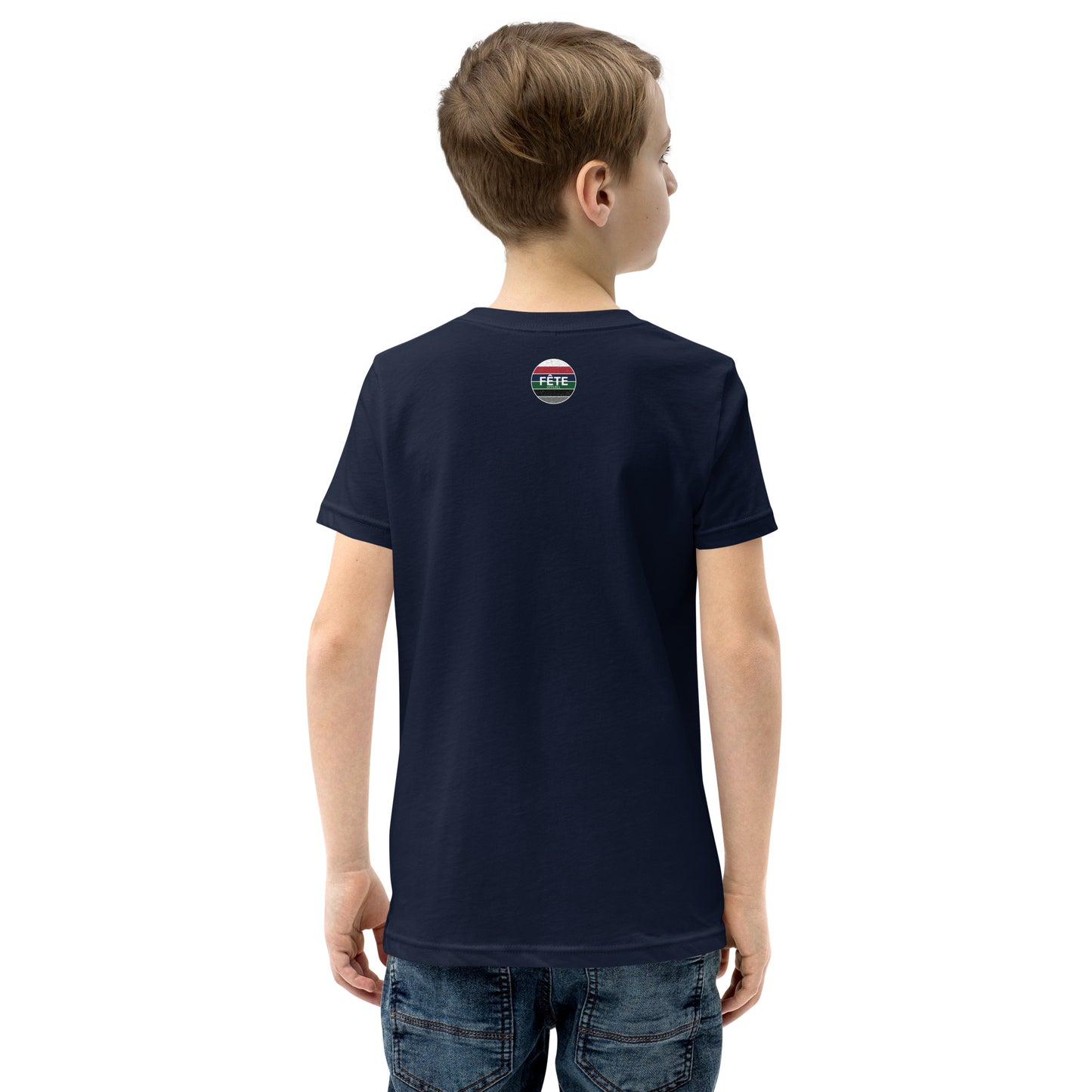 Youth T-Shirt "HEADINGLEY, MB" in Classic White on Basic Black, French Navy, Canadian Red, Racing Green or Storm Grey