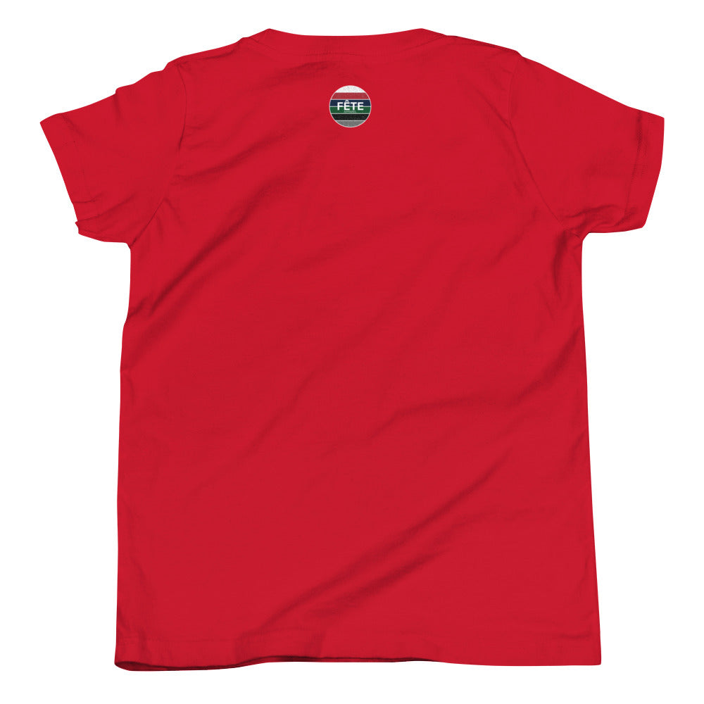 Youth T-Shirt "HEADINGLEY, MB" in Classic White on Basic Black, French Navy, Canadian Red, Racing Green or Storm Grey
