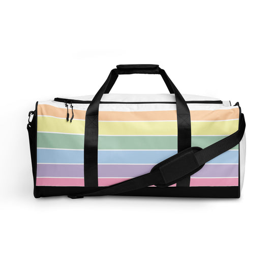 Duffle Bag in Fun Fetti Pastel Colours