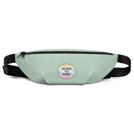 Fanny Pack "BORN TO RIDE" in Sour Apple