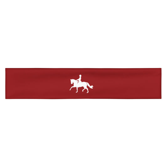 Headband Equestrian in Barn Red