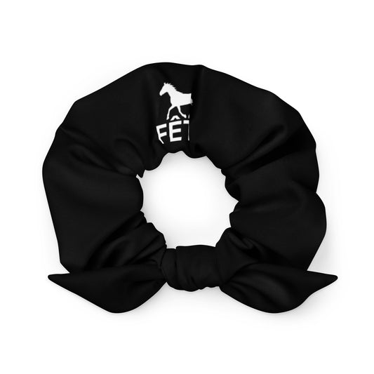 Scrunchie "FÊTE" Equestrian in Basic Black