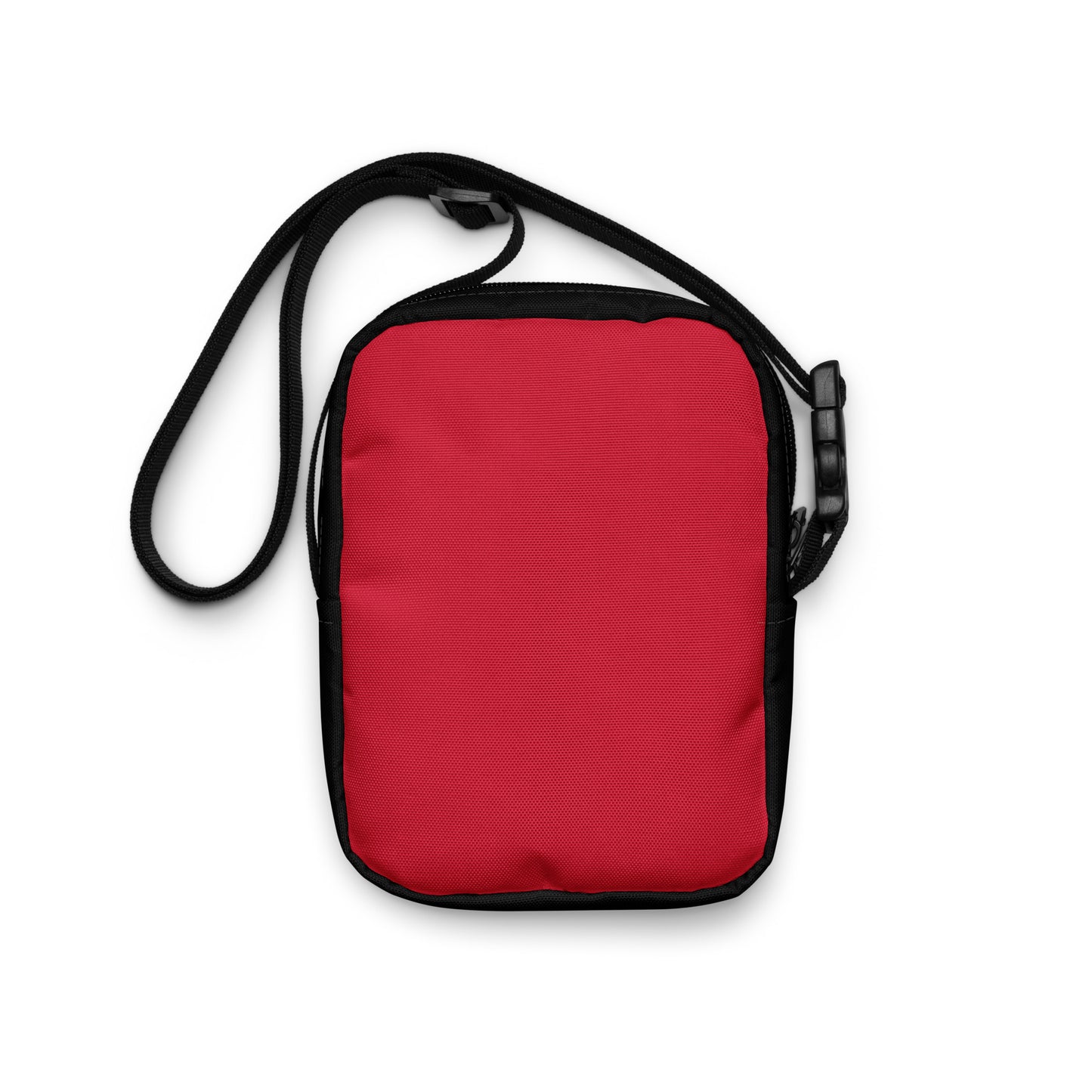 Utility Crossbody Maple Leaf in Classic White on Canadian Red