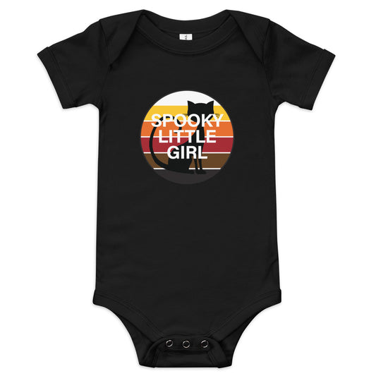 FALL LIMITED EDITION Infant Onesie "SPOOKY LITTLE GIRL" on Basic Black or Classic White