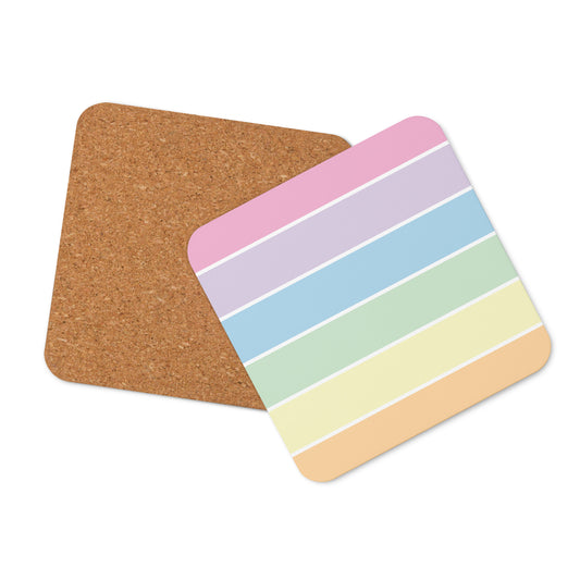 Cork-Backed Coaster in Fun Fetti Colours