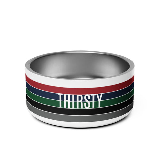 Pet Bowl "THIRSTY" in Francis XI Classic Colours