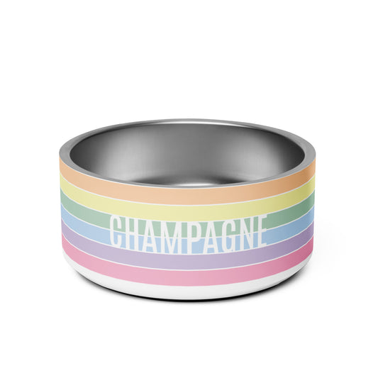 Pet Bowl "CHAMPAGNE" in Fun Fetti Colours