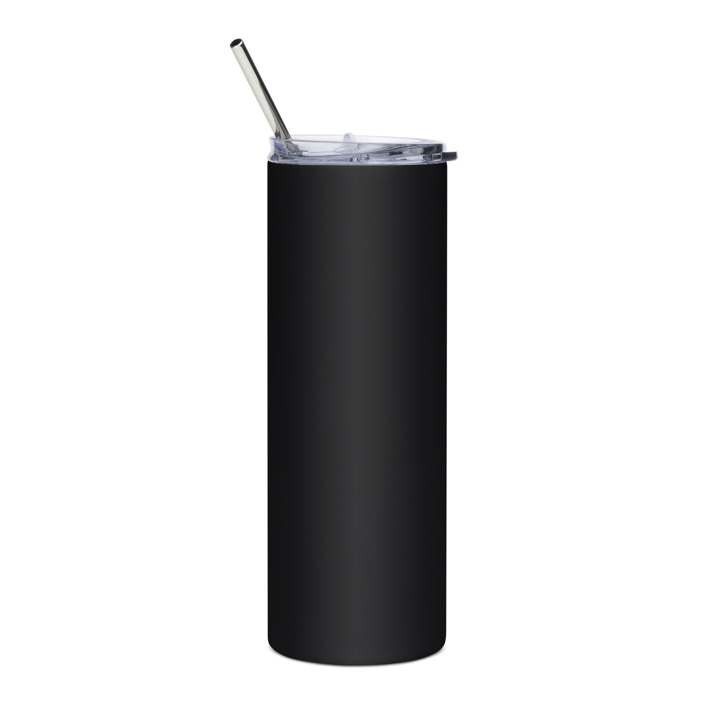 Tall Tumbler "GOOD TYME STABLES" in Classic White on Basic Black