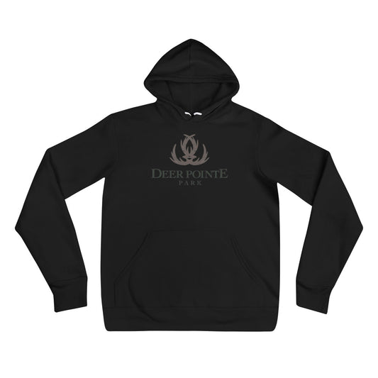 Adult Hoodie "DEER POINTE PARK" on Basic Black or Classic White