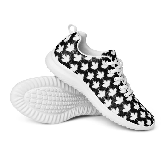 Women’s Athletic Shoes Maple Leaf in Classic White on Basic Black