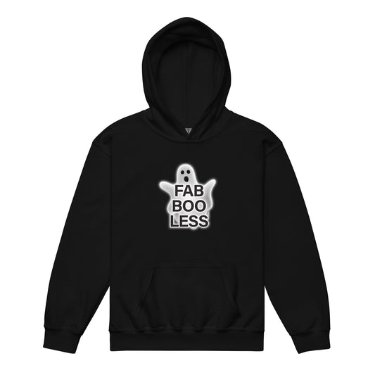 FALL LIMITED EDITION Youth Traditional Hoodie "FAB BOO LESS" in Basic Black or Classic White