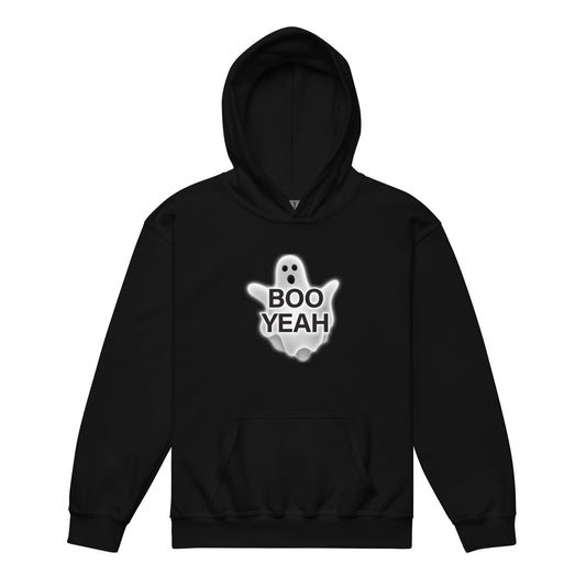 FALL LIMITED EDITION Youth Traditional Hoodie "BOO YEAH" in Basic Black or Classic White